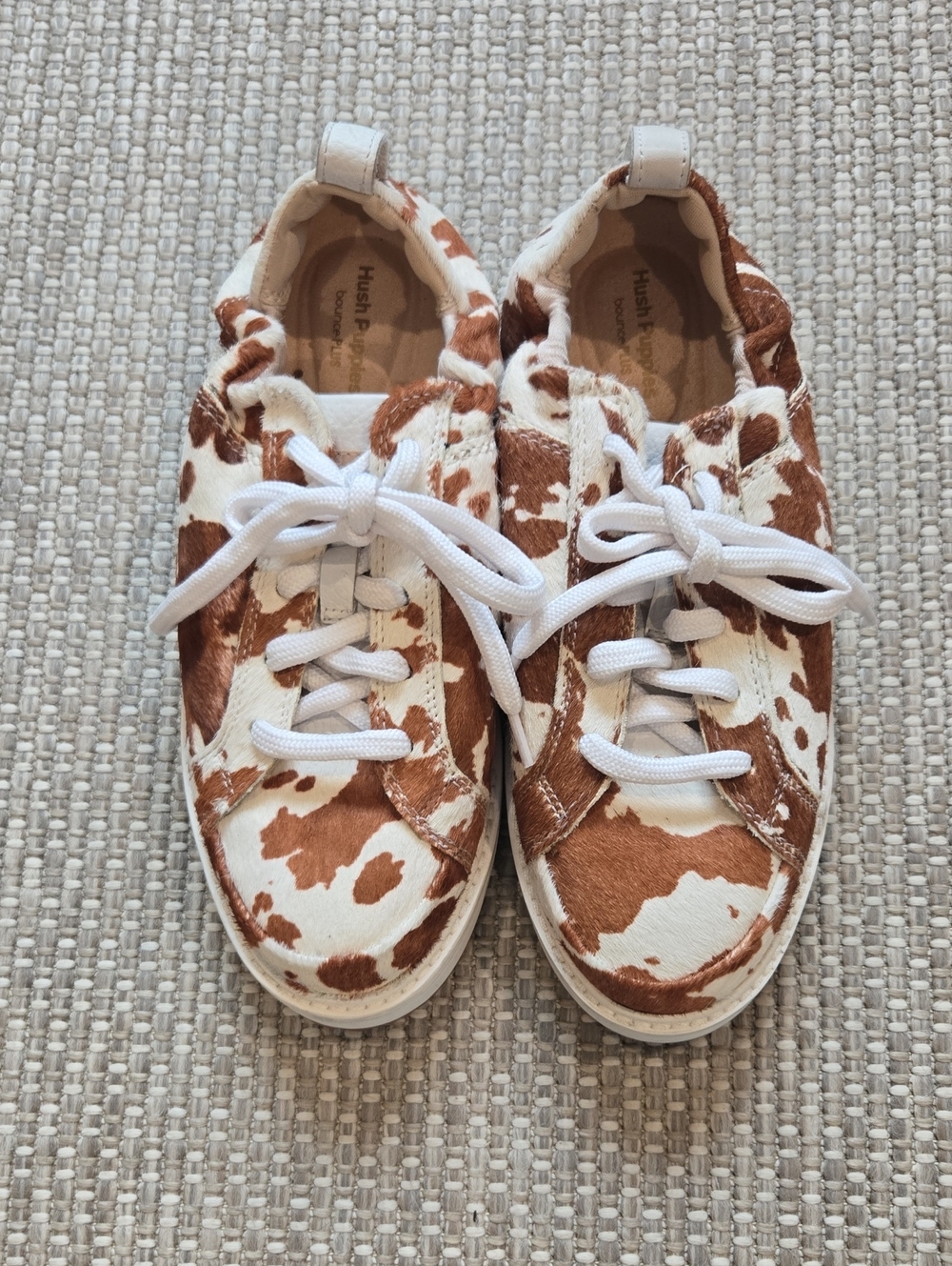 Hush Puppies Cow Hide Bounce Plus Sneakers 7.5